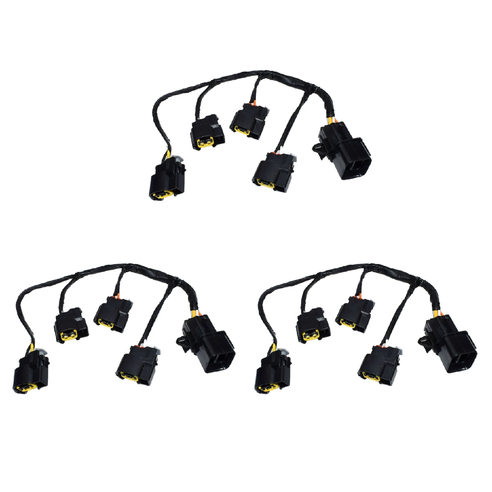 3X 27350-2B000 Ignition Coil Cable Plug Wire Harness for Kia Rio Soul Ceed Cerato Spectra Forte Elantra Accent 1.6L