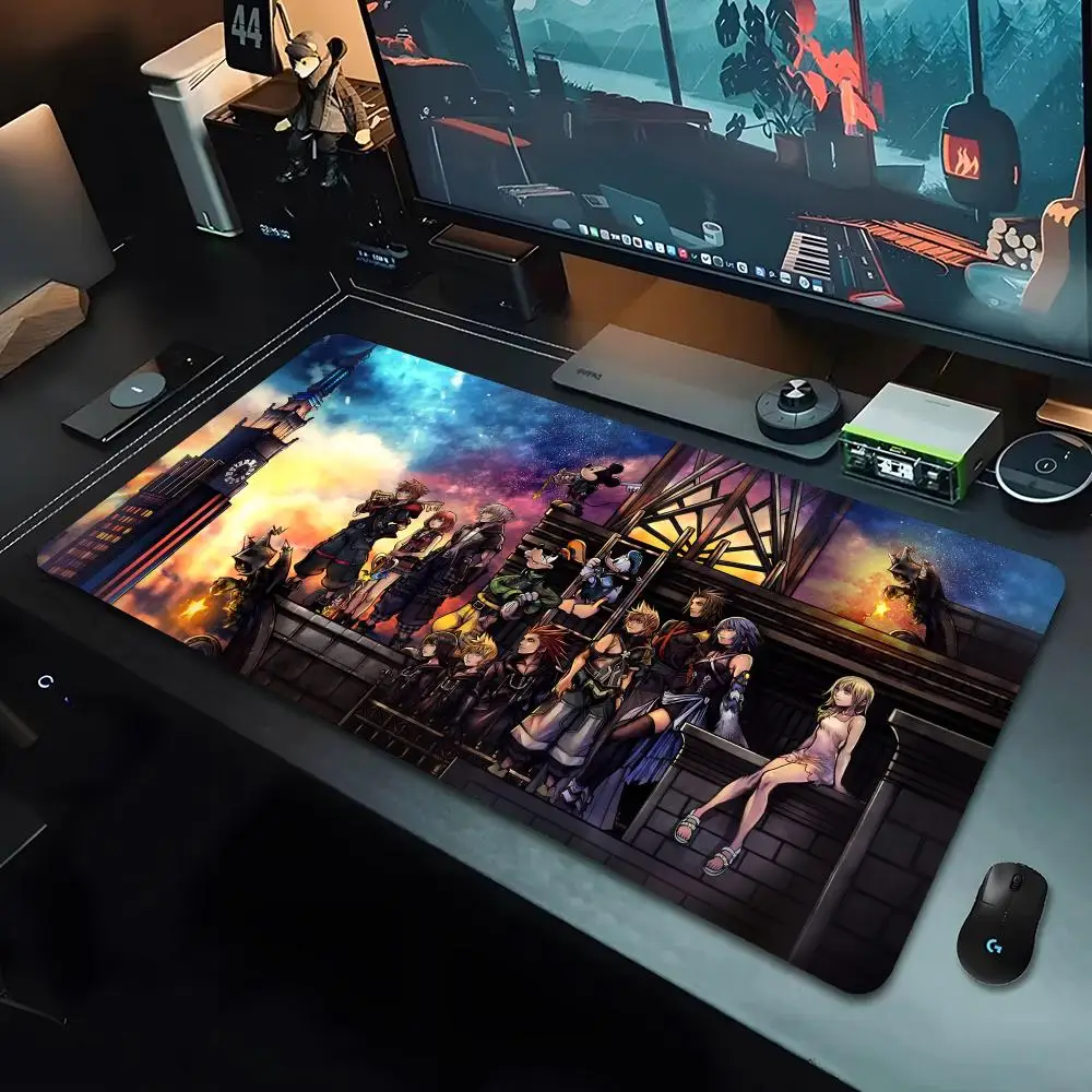 Games Kingdom Hearts Mouse Pad Computer Accessories Couple Gifts Gaming Mouse Pad Office Pads Pc Extended Carpet Large Game Mats