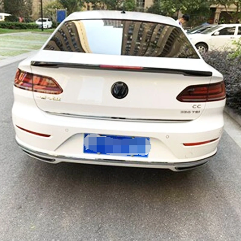 For 2019 Volkswagen New CC Arteon Spoiler High Quality ABS Material Primer Color Dar Tail Wing Decoration Rear Trunk Spoiler