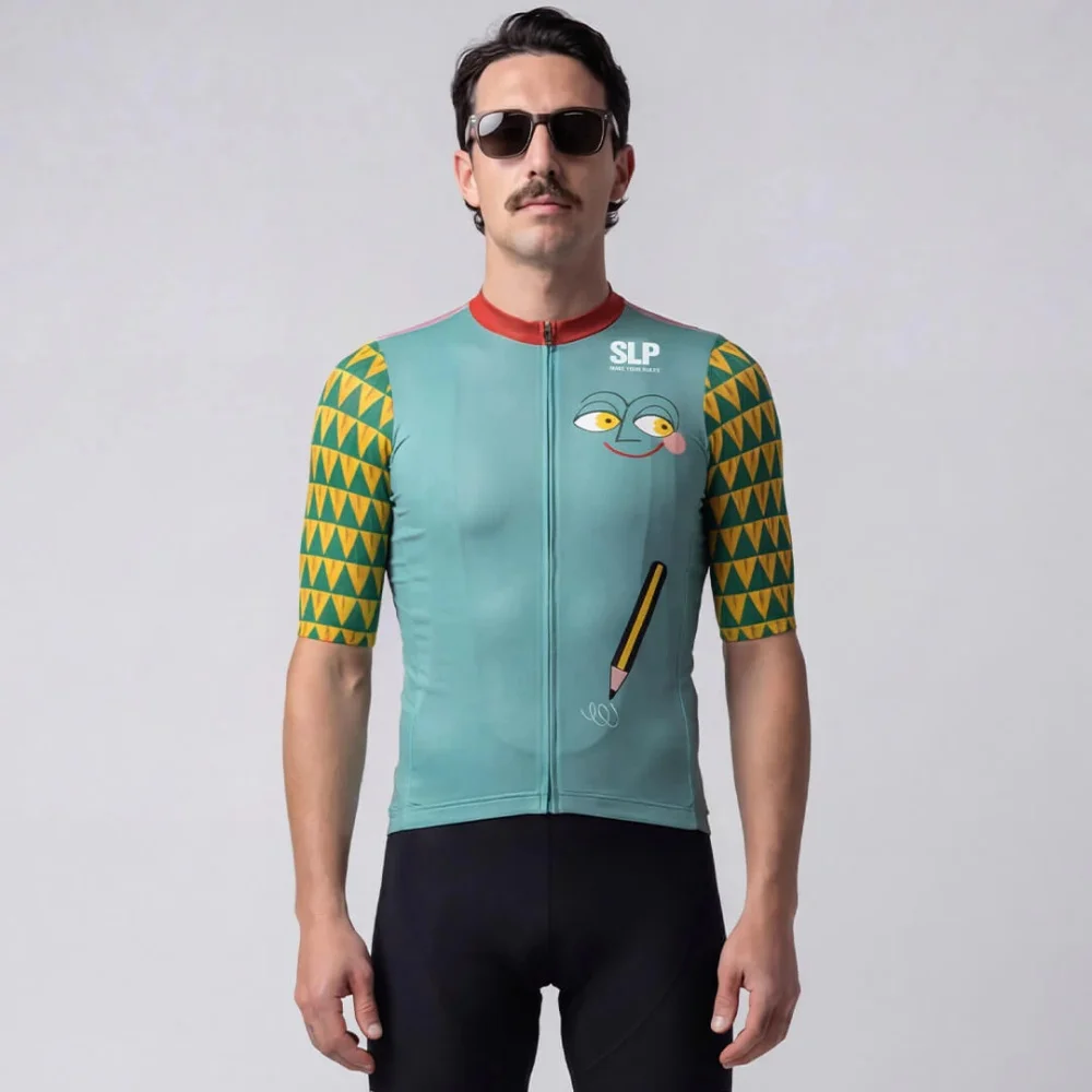 

2026 SLP Cycling Clothing Summer Cycling Jersey Men MTB Bicycle Top Outdoor Bike Short Sleeve Shirt Maillot Ciclismo Quick Dry