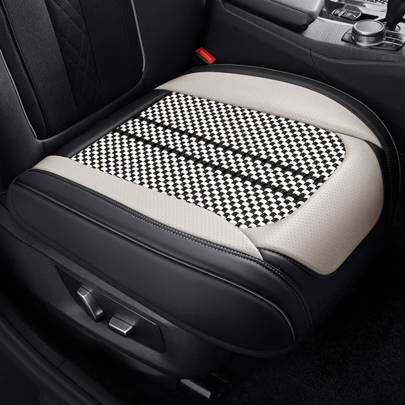 غطاء مقعد السيارة من الحرير الجليدي وسادة ثلاثية الأبعاد لكيا ستينغر كادينزا K3 K5 K9 سبورتاج ceed ريو سبورتاج EV5 اكسسوارات السيارات