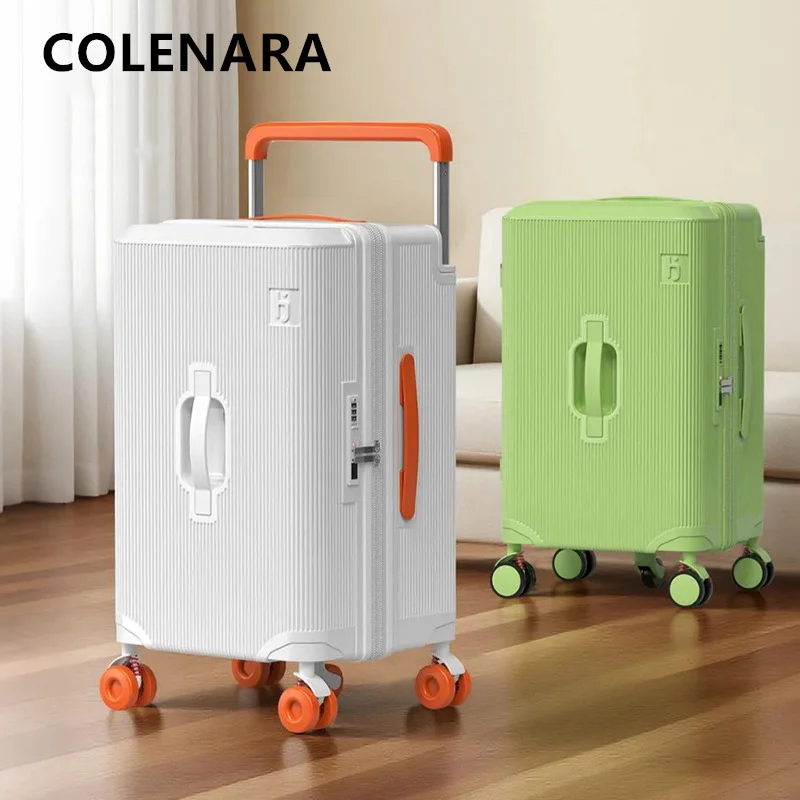 COLENARA ABS+PC Luggage Women's Boarding Box Men's Trolley Case 20