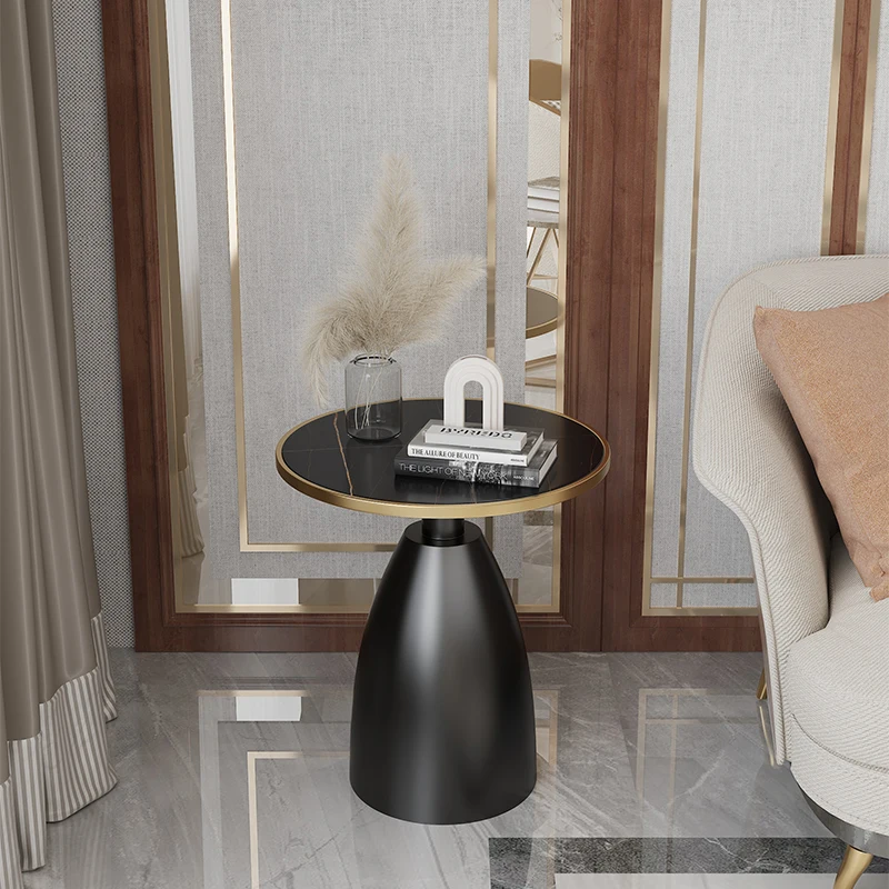 Table Basse de Luxe Moderne, Design Simple, Minimaliste, Table d'Appoint Nordique, Esthétique Debout, Mobilier de Suite