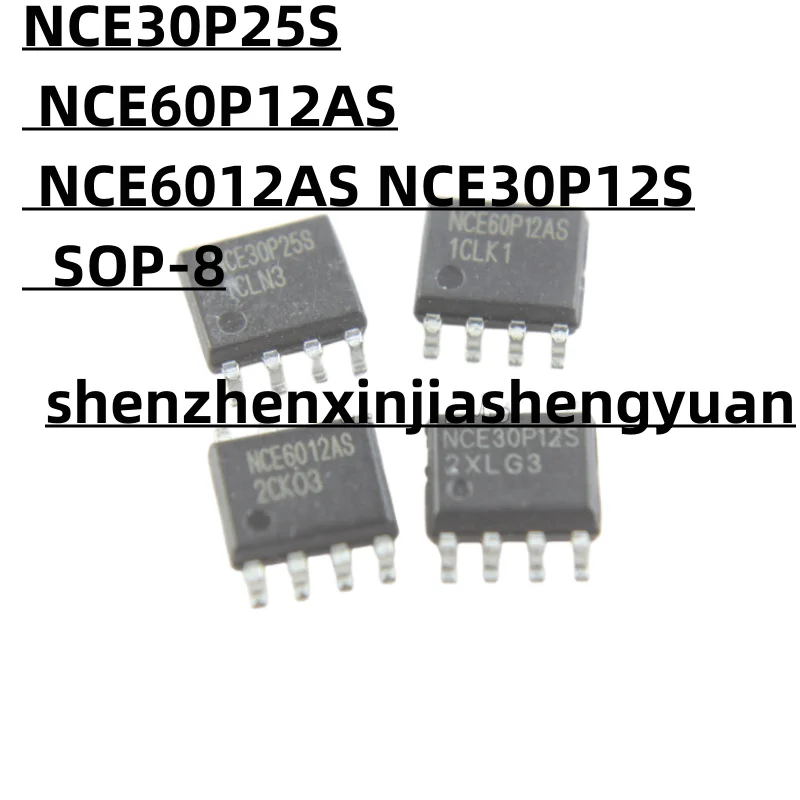 Original NCE30P25S NCE60P12AS NCE6012S NCE30P12S SOP-8, 5pcs por lote