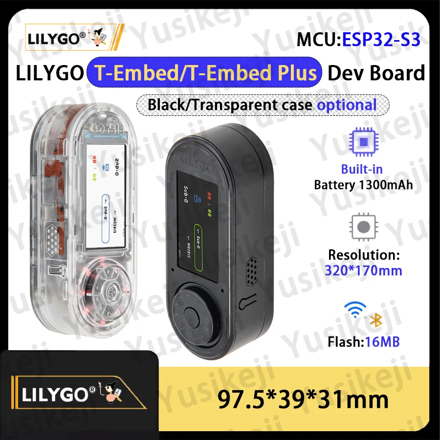 릴리고 ®   T-Embed ESP32-S3 CC1101 저전력 Sub-1 GHz RF 트랜시버 PN532 NFC RFID I2C 모듈 LCD 보드 내장 배터리 1300mAh