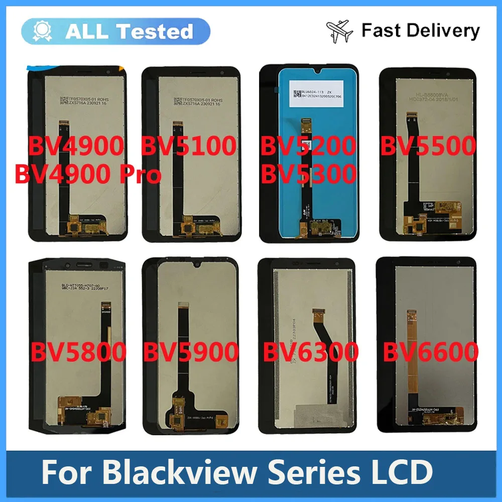 For Blackview BV4900 BV5100 BV5200 BV5300 BV5500 BV5800 Pro LCD Display BLACKVIEW BV5900 BV6300 BV6600 BV6200  LCD