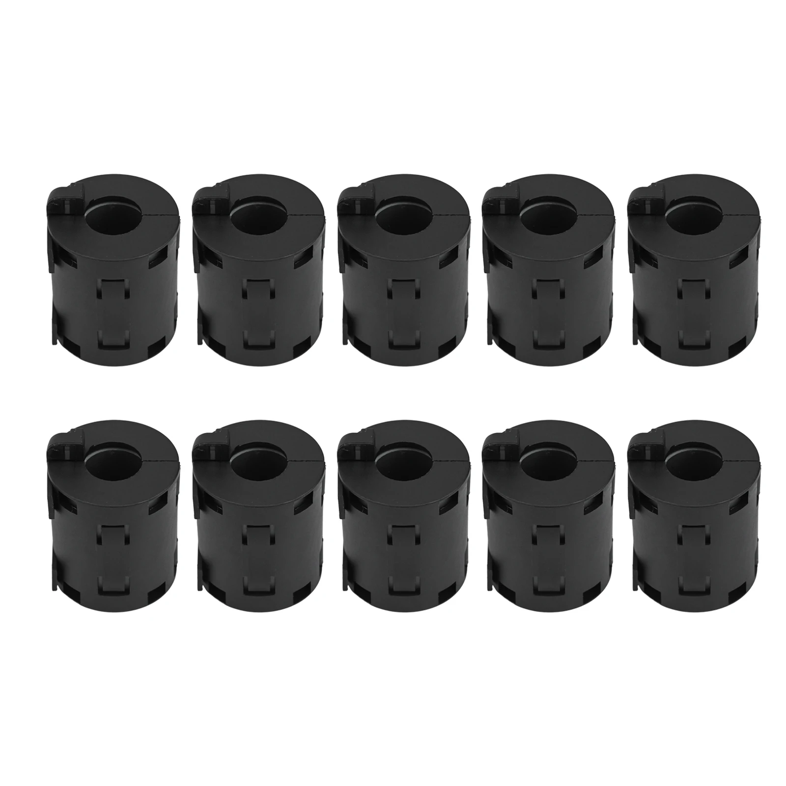 Double Snap Cable Clips Installation Tool Ferrite Ring Cores Optimal Performance In Noise Suppression Robust Plastic Shell