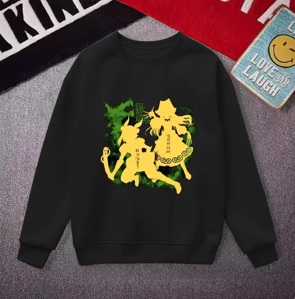 أنيمي توهو مشروع Haniyasushin Keiki مقنعين هوديي تأثيري حلي الخريف الشتاء الرجال النساء معطف فضفاض سترة القمم الهدايا XT