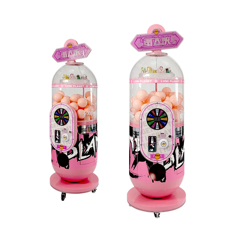 

Customized Coin-Operated Capsule & Gashapon Metal & Plastic Toy Vending Machine for Mall Game Centers