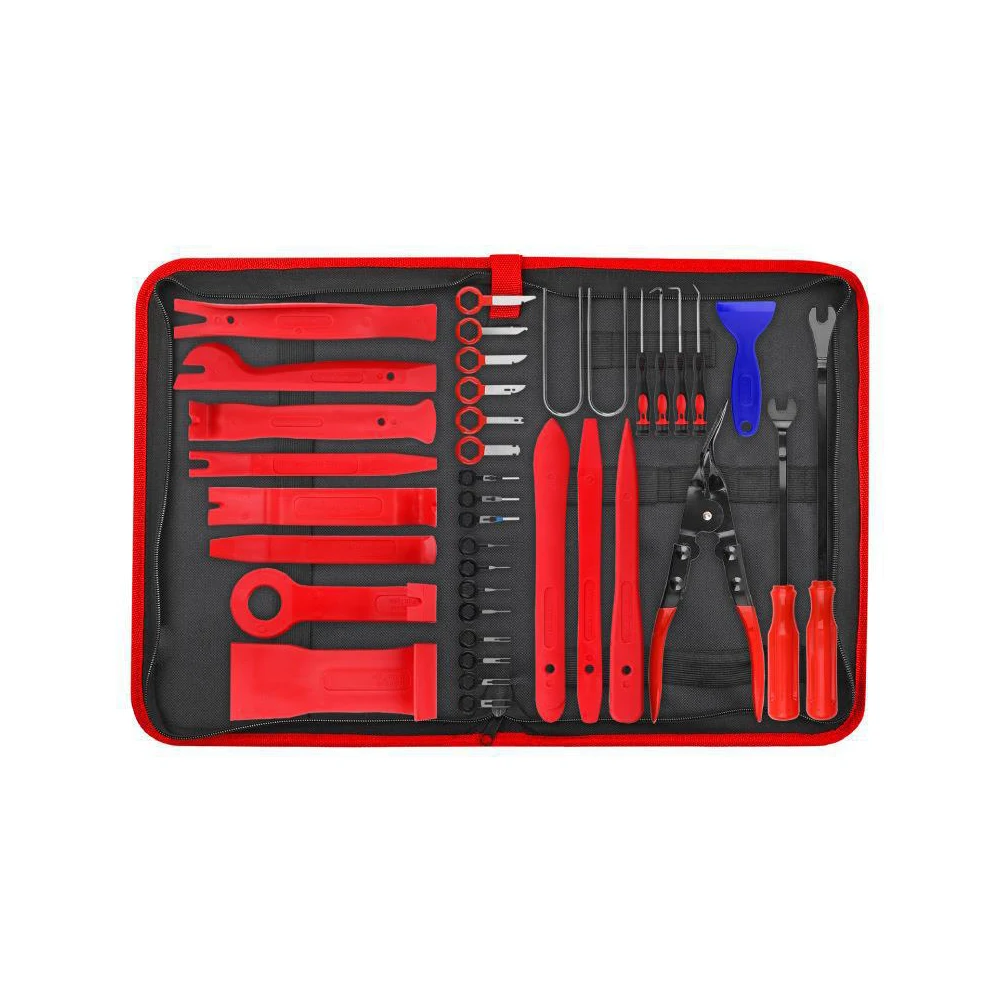 

Car Audio Interior Door Oanel Disassembly And Assembly Prying Tool Plate, Clip Screwdriver Set Disassembly