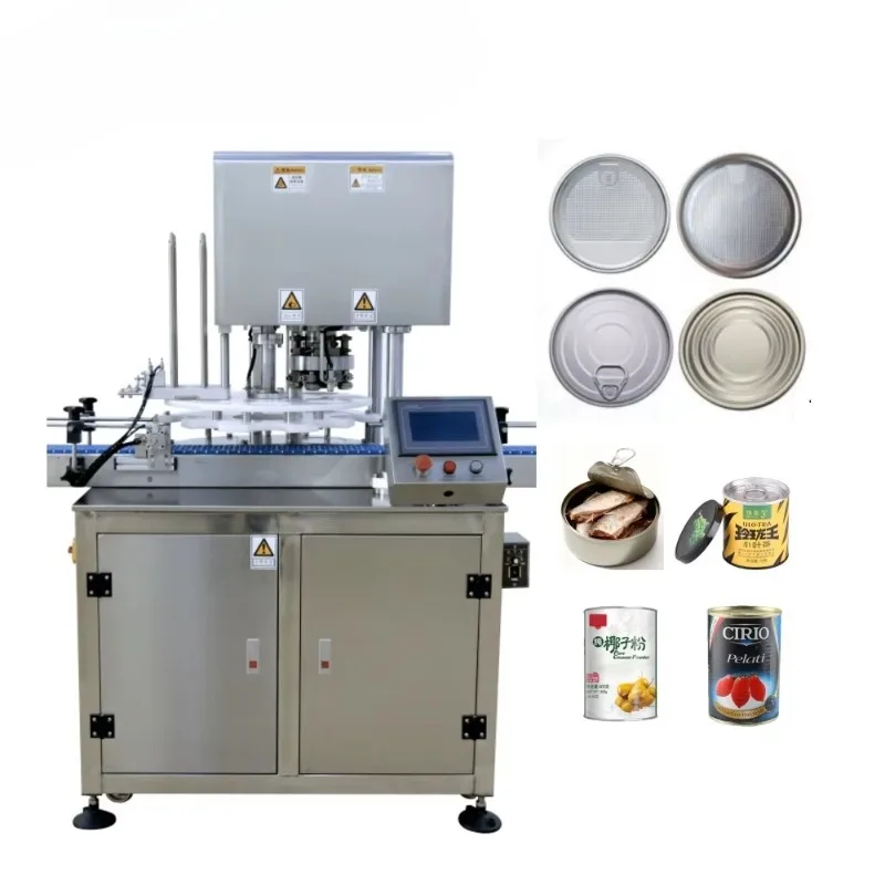 Industrial Automatic Can Sealing Equipment for Small Medium Beverage Brands Aluminum Can Seamer for Juice Soda Beer Production
