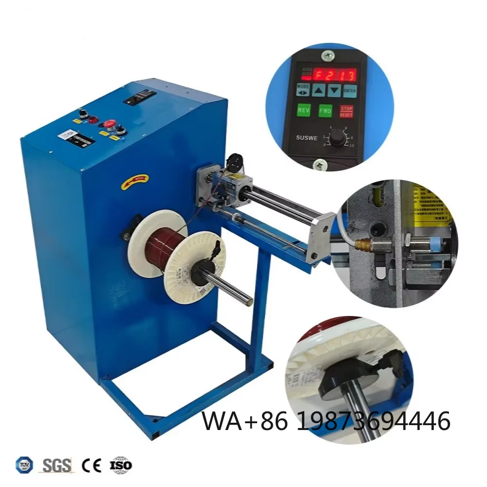 

QP400 Automatic Wire Spooling Machine, Tension Control Copper Aluminum Belt Winder