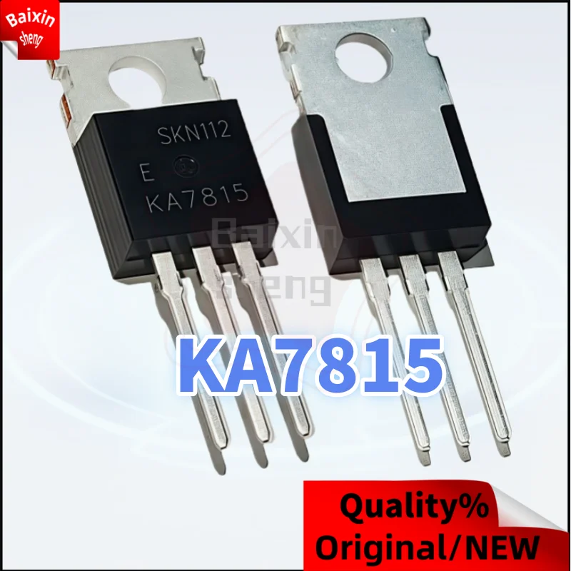 

10PCS Original quality Brand new imported genuine KA7815 KA7815ETU TO-220 1A+15V three terminal voltage regulator