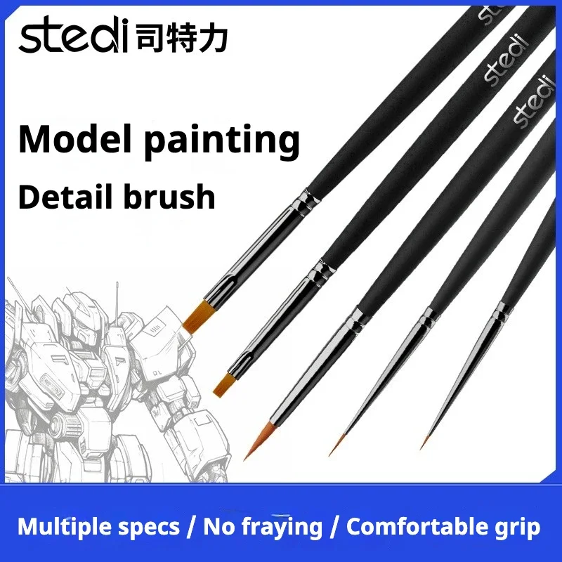 Stedi MS130-MS135 modèle pinceau à colorier assemblage modèle stylo de peinture pour modéliste passe-temps outils de construction bricolage pinceaux de dessin