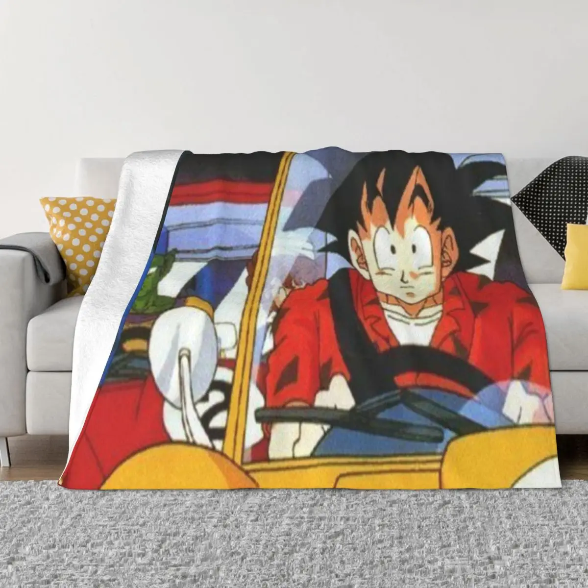 

Dragon Ball Z Dragonball Anime Blankets Flannel Relax Super Soft Throw Blankets for Home Quilt