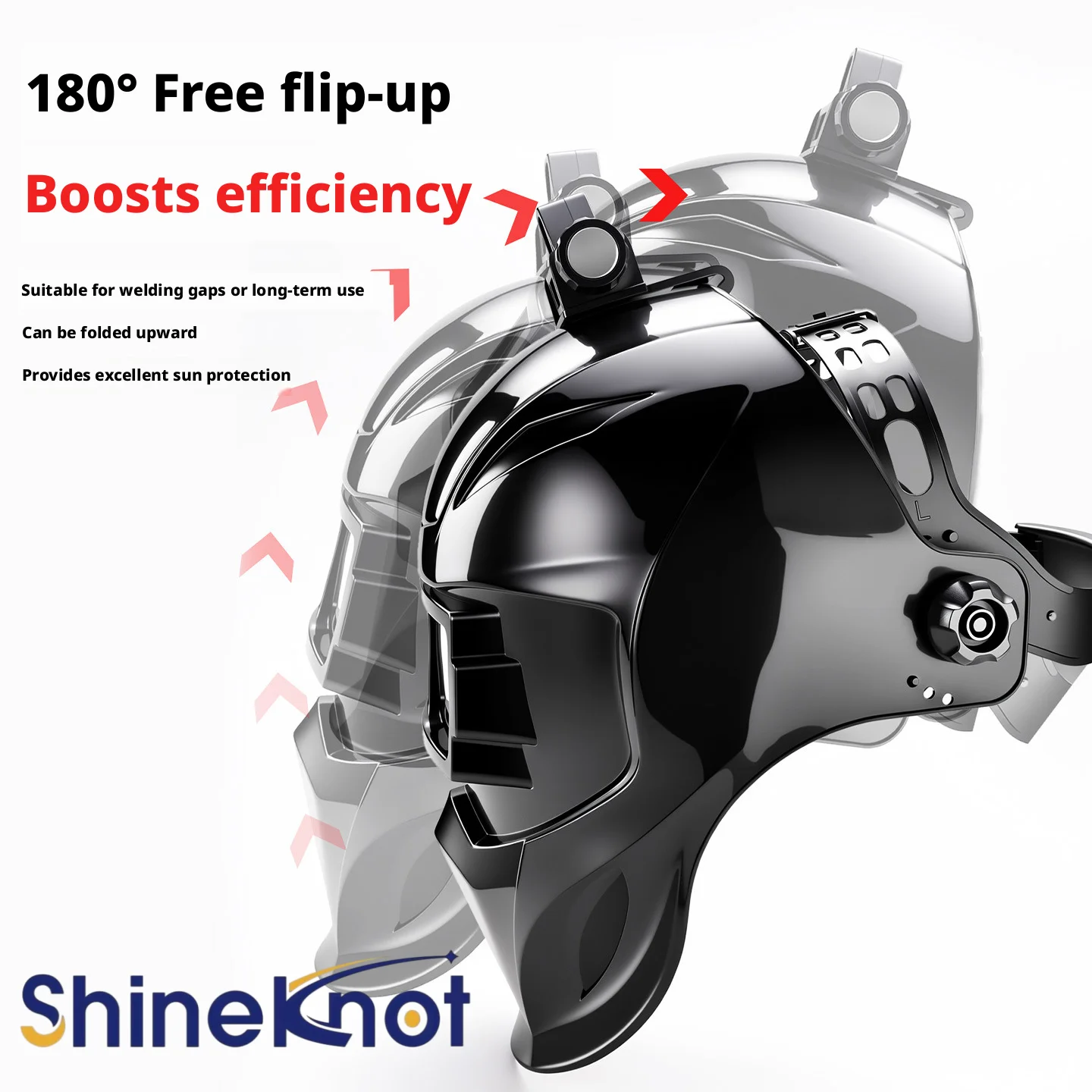 Welder Specific Automatic Dimming Welding Face Mask Full Face Protection High Temperature Resistance Headlight Face Mask