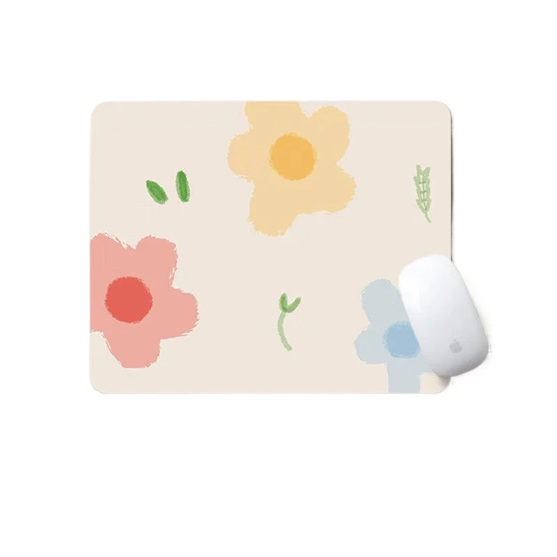 Simple small mouse pad, thickened non-slip and dirt-resistant pad, precision edge locking, computer office to make mouse pad