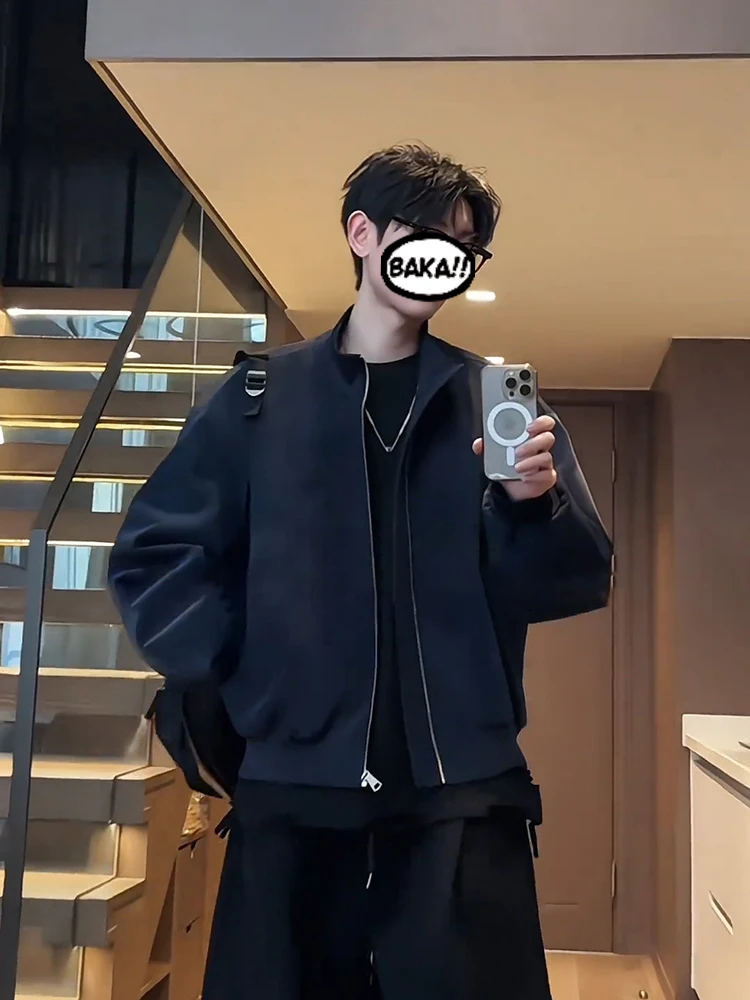 

Винтажное американское мотоциклетное джетак, мужское весенне-осеннее ор-пилотное байкерское кожаное пальто с воротником-стойкой, бейсбольное orm