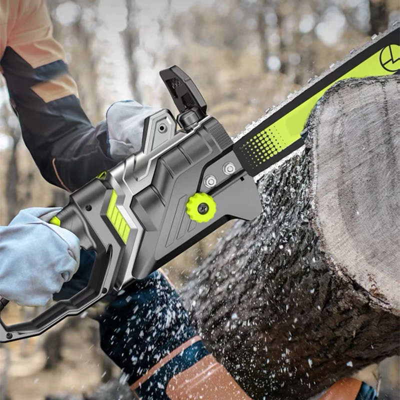 16 Inch Chainsaw Small Household Log Saw Wood Cutting High Power Electric Chain Saw