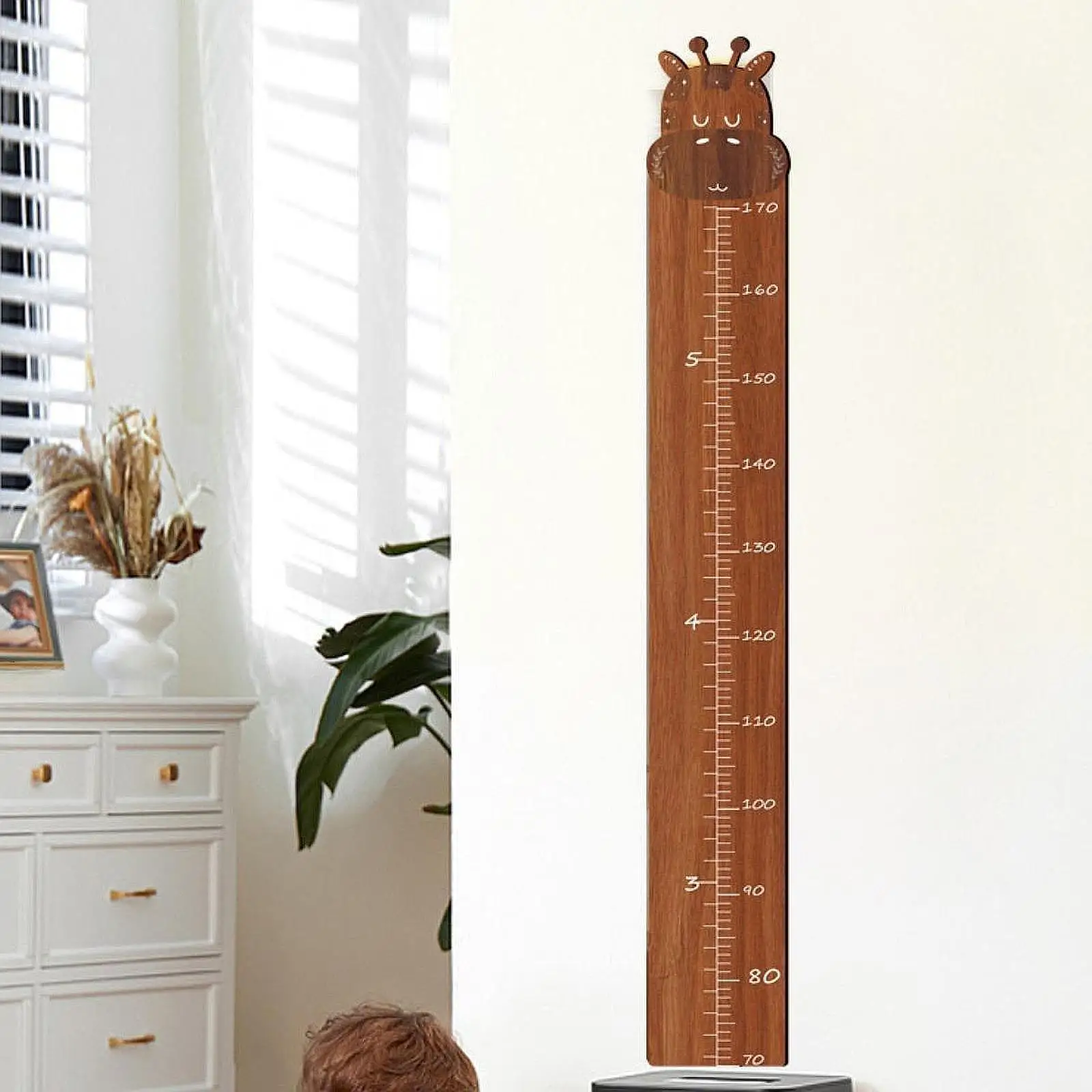 Height Growth Chart Decorative Height Measurement for Kids Growing Girls