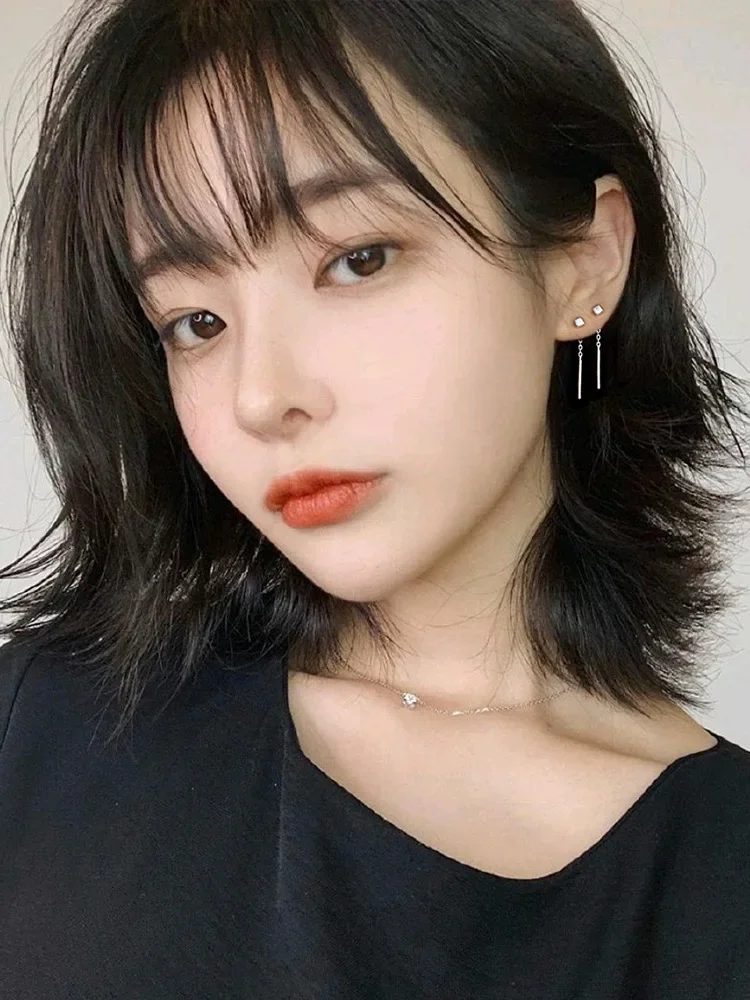 925 brincos quadrados de prata esterlina para mulheres, forma geométrica, charmoso, presente de festa de aniversário, acessórios finos, novo