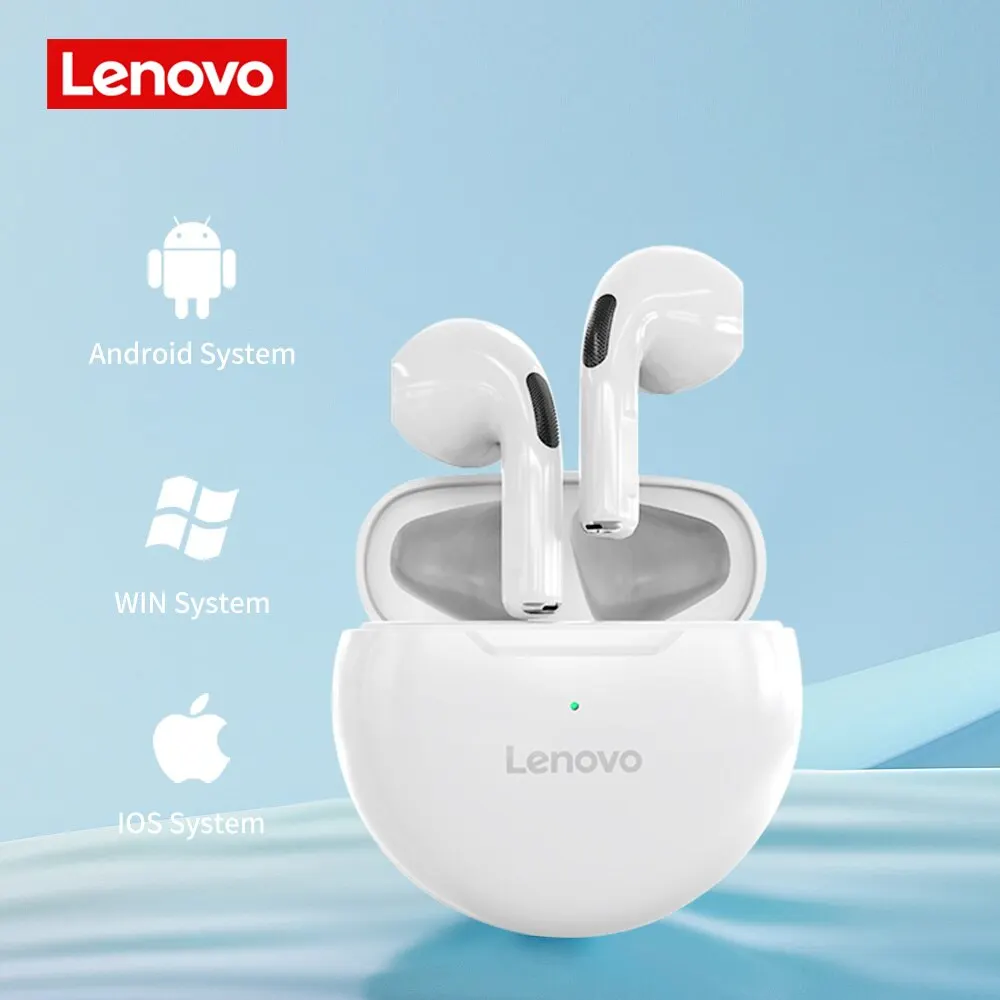 Lenovo Original HT38 Bluetooth 5.0 TWS Fone De Ouvido Sem Fio À Prova D' Água Esporte Headsets Ruído Redução Earbuds Com Mic