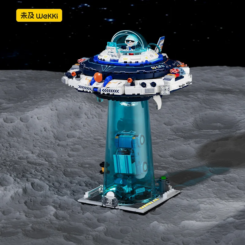 在庫あり 506510 MOC 創造性 UFO ビルディングブロック組み立て SF シーンレンガモデルのおもちゃ男の子のためのクリスマスギフトセット