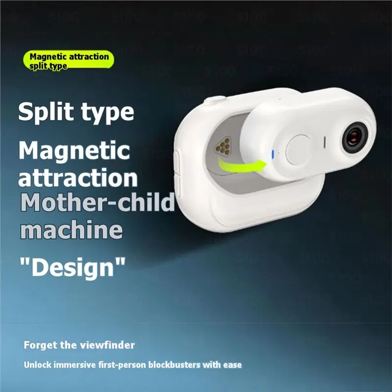 【PHONE ACCESSORY】4K Thumb Mounted Camera POV Lmage Transmission Action Camera For Vlogging For Body Camera Mini For Riding