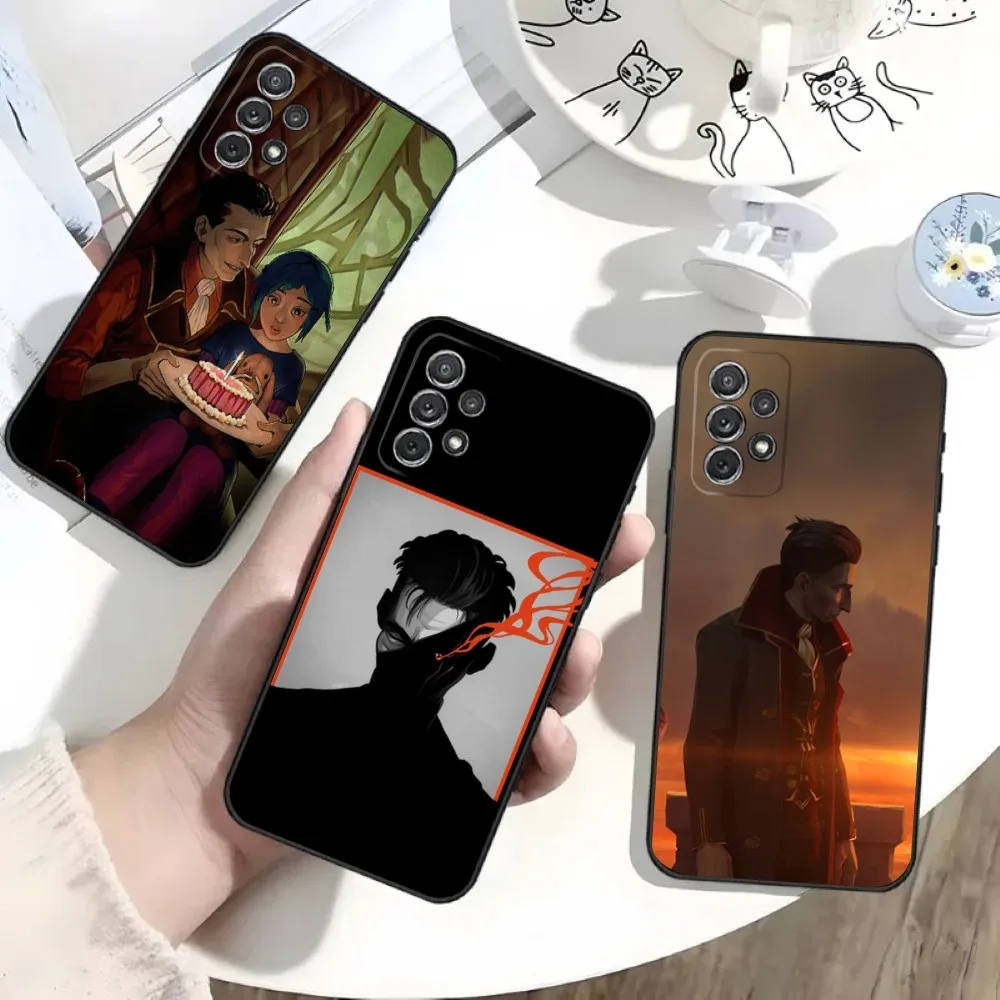 

L-LOL S-Silco Art A-Arcane Phone Case For Samsung S25,S24,S21,S22,S23,S30,Ultra,S20,Plus,Fe,Lite,Note,10,9,5G Black Soft Shell