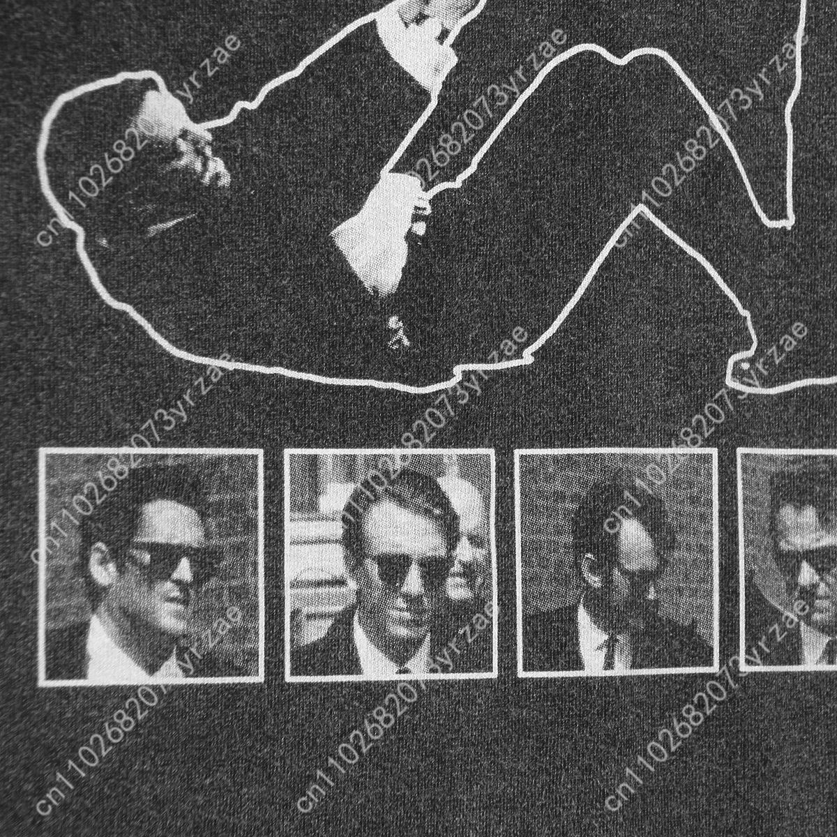 Camiseta de lavado Retro de perros Reservoir, camiseta Vintage de alta calidad para hombre y mujer, camiseta de moda de manga corta de algodón, Tops suaves y transpirables