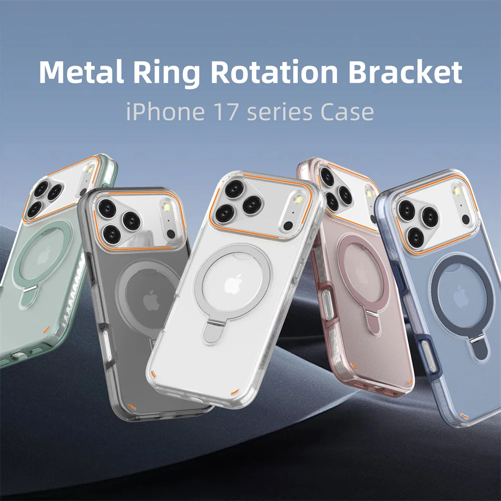 Luxuriöse Magnet-Faltbare Doppelschicht-Handyhülle für iPhone 18 17 16 15 14 13 12 Pro Max 11 Stoßfeste Schutzhülle – Detail 1