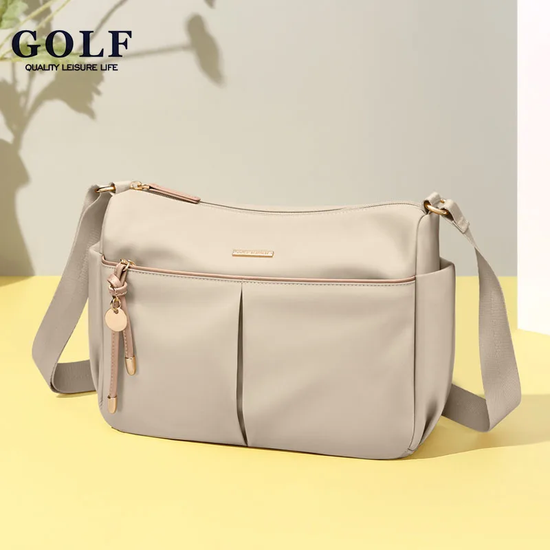 

GOLF Women's Crossbody Shoulder Bags Fashion Waterproof Ladies Bag Large Capacity Nylon Crossbody Bags New Casual Shoulder Bag