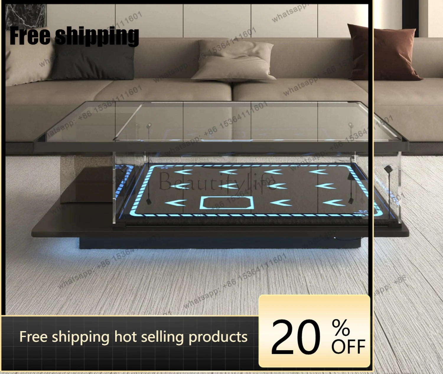 LX applies to 75192 Millennium Falcon star trail coffee table fashionable, simple and generous atmosphere