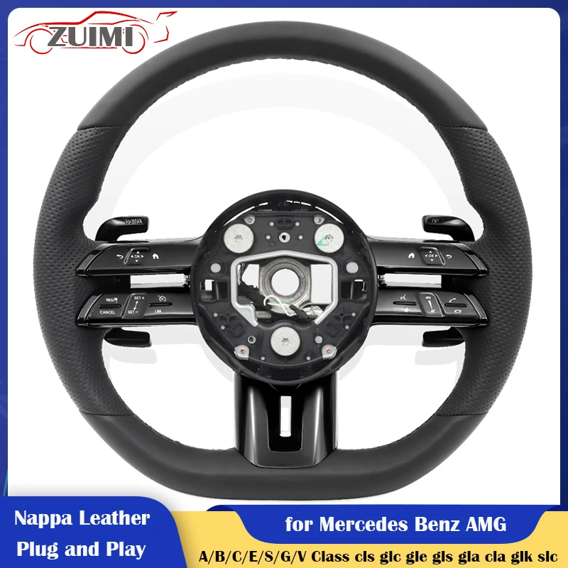 2024 New Car Steering Wheel for Mercedes Benz AMG Mercedes Benz AMG A C E W204 W205 W212 W213 W221 W222 E63 E63S E63 S63 C63 CLS