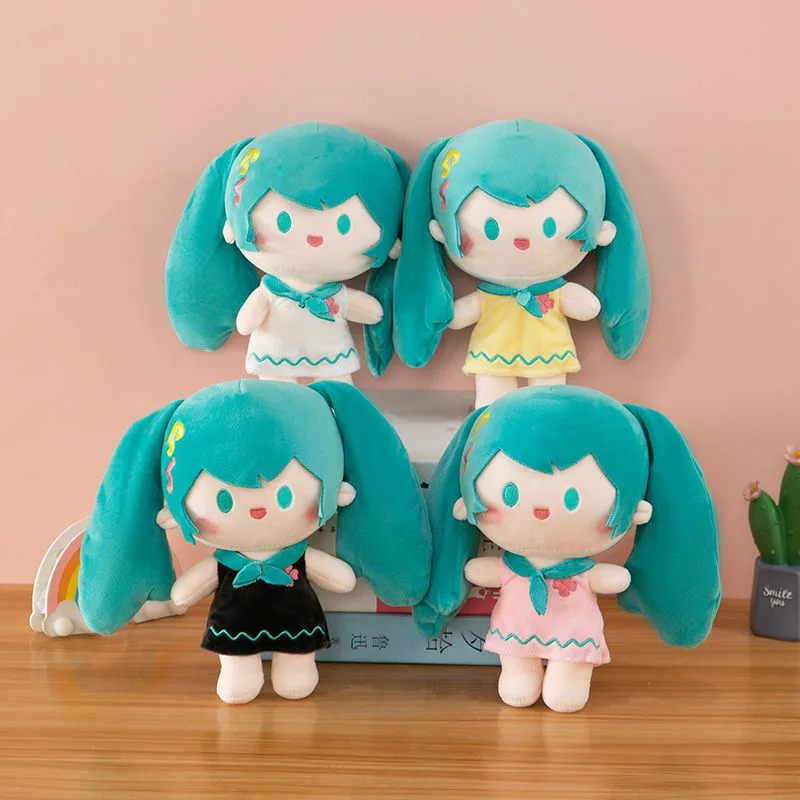 

For Hatsune Miku Plush Keychain Kawaii Anime Girls Plush Pendant Keyring Cute Girls Birthday Gifts Girl Women Bag Hanging