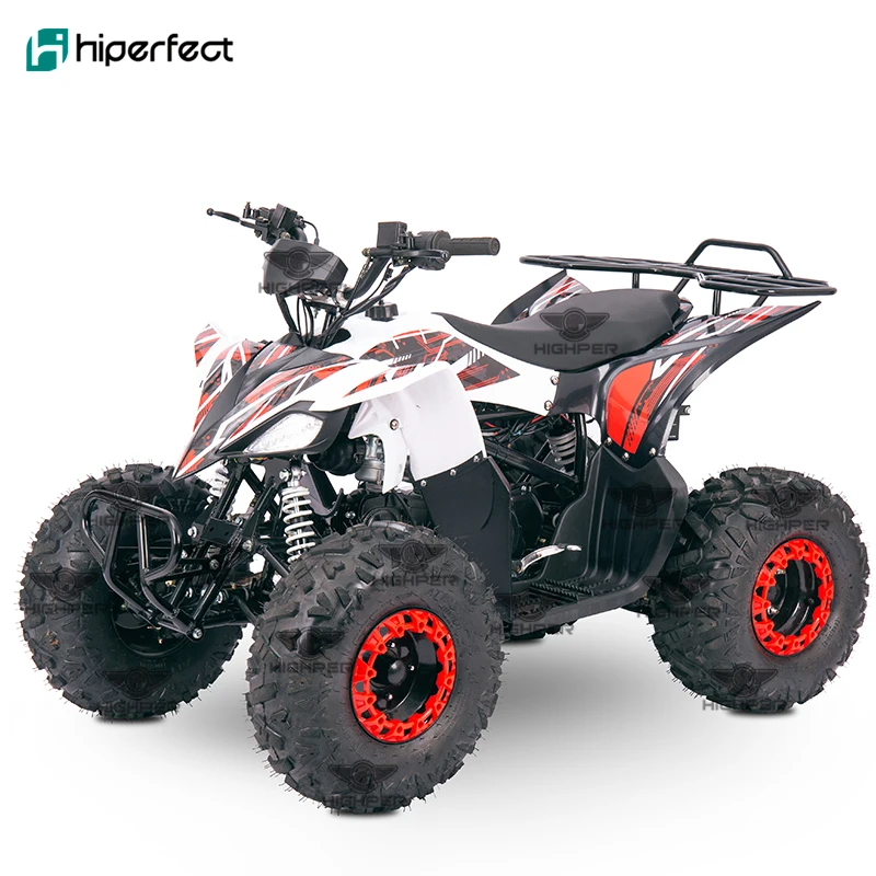 2022 new highper 110cc 125cc 4 stroke chain drive kids mini four wheeler quad bikes ATV UTV 4 wheeler quadricycle