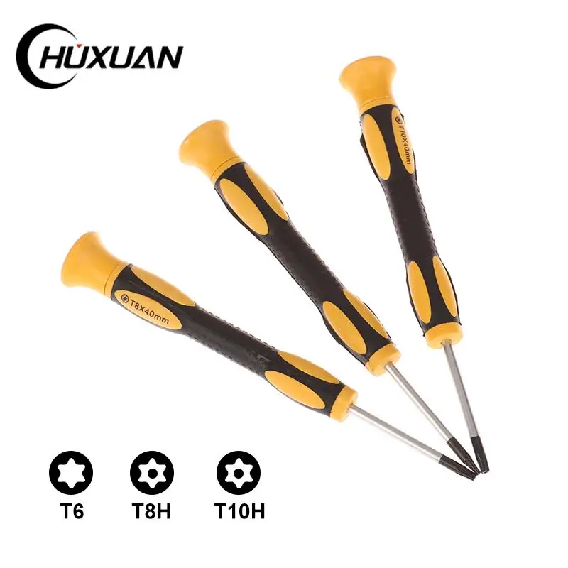 1pc T6/T8H/T10H Screw Driver Set Torx Tools T8 Screwdriver With Hole for Xbox One/ Xbox 360 Wireless Controller Repair Tool 14cm