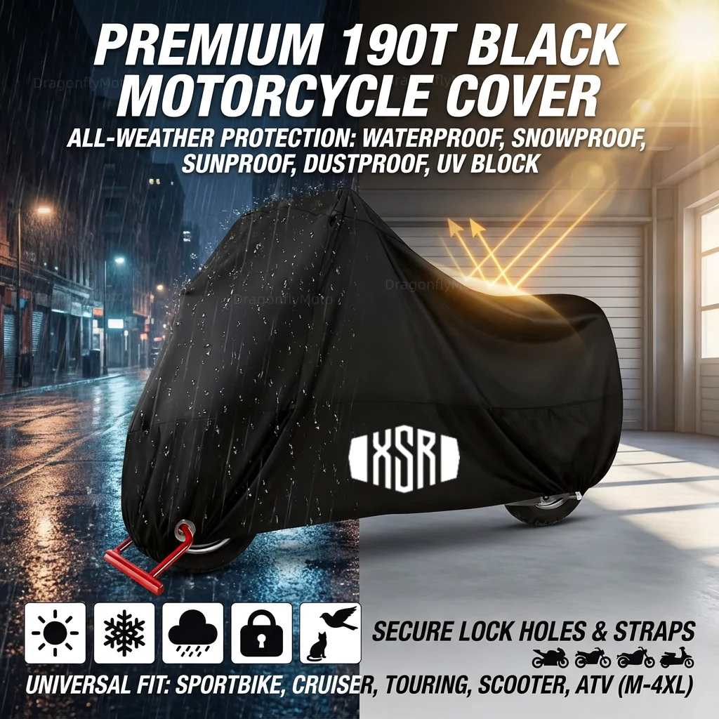 

For YAMAHA XSR700 XSR 700 XSR900 XSR 900 XSR125 155 190T Waterproof Motorcycle Covers Motors Dust Rain Snow UV Protector Cover