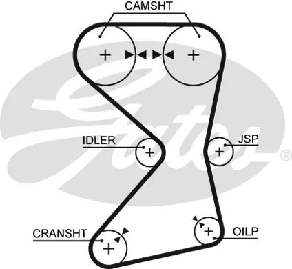 Store code: 5258XS for timing slider (151 × ×) ELANTRA LANTRA 1.6 16V (90 95) COLT 1.6GTI 16V (88 91) LANCER 1.6GT CT826