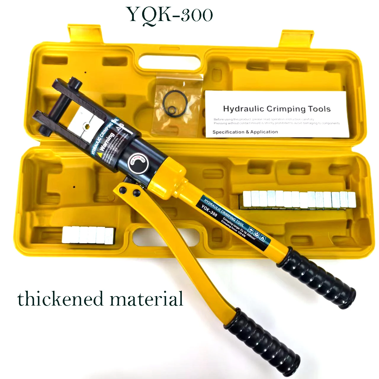 

Cordless Hydraulic Crimping Tool Manual Pliers 12 Ton Leak-Proo Hydraulic Crimper