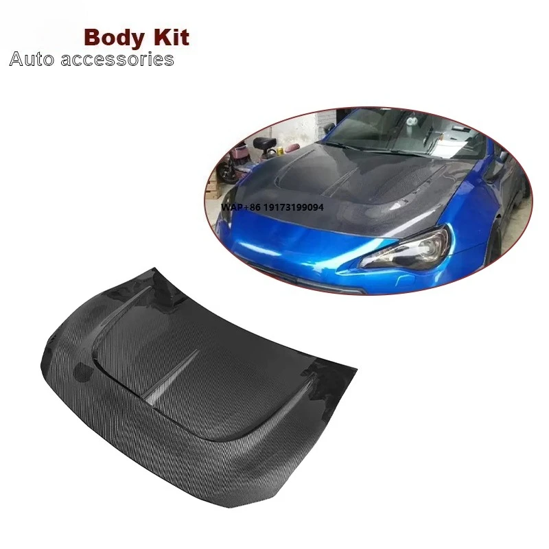 

Carbon Fiber to Cooling Air Vent Hood for GT86 ZD6 ZN6 BRZ FR-S Upgrade Modification Engine Cover Hood Auto Parts