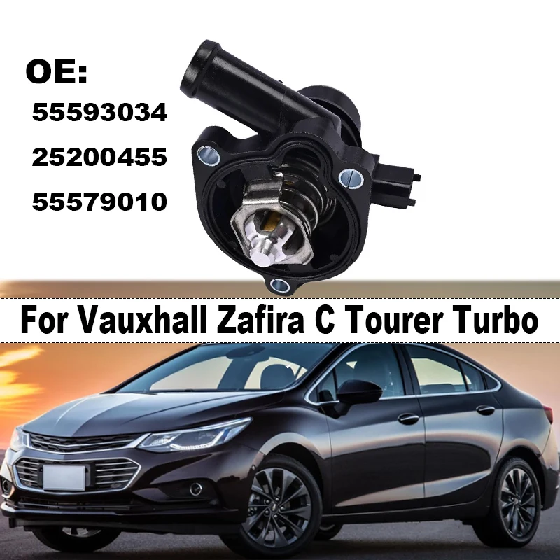 Engine Coolant Thermostat Housing Assembly For Vauxhall 2013-2019 Zafira C Mk3 Tourer 2012-2019 Turbo 55593034 25200455 55579010