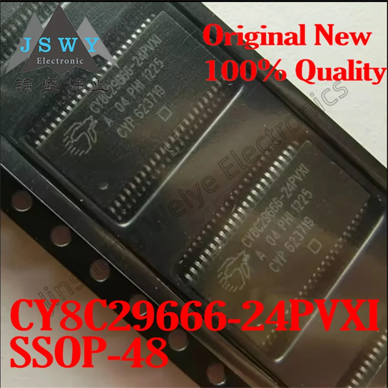 (2/10 pieces) CY8C29666-24PVXI SSOP-48 CY8C29666-24/M8C 8-bit microcontroller chip/new original spot Electronics