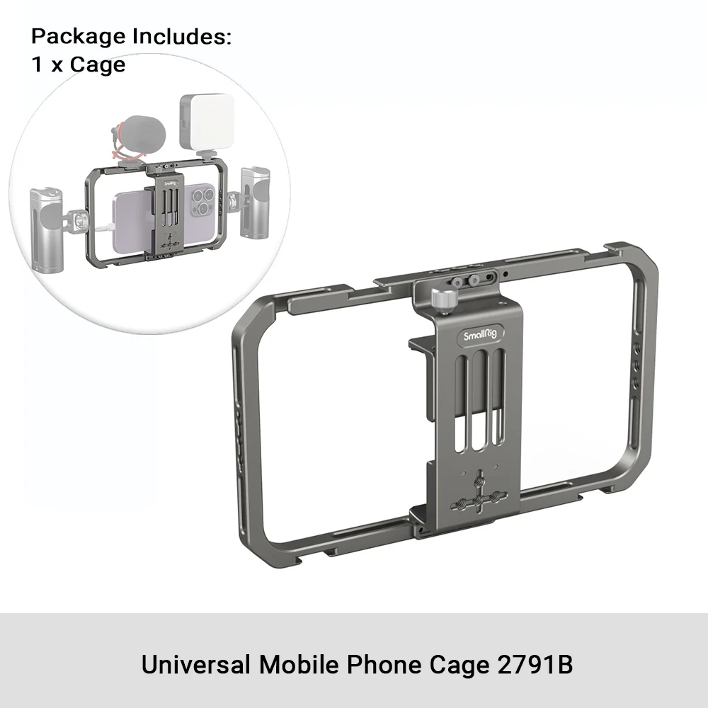 SmallRig ユニバーサルスマートフォンケージ iPhone 14/13 Pro/Pro Max