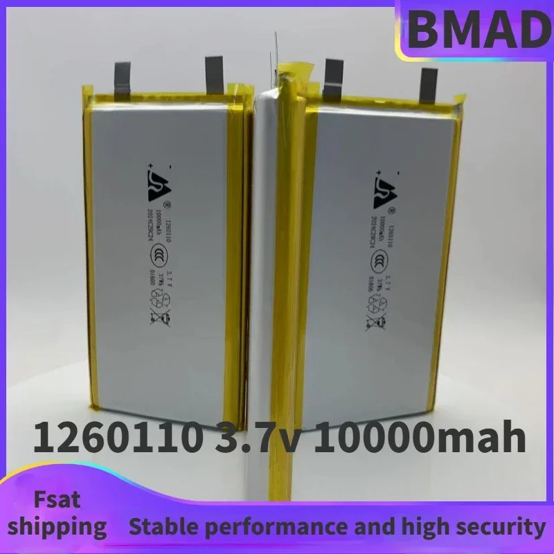 

Hot Selling 1260110 10000 Mah 3.7v Polymer Lithium Battery Suitable For Car Electronic Instruments And Remote Controls