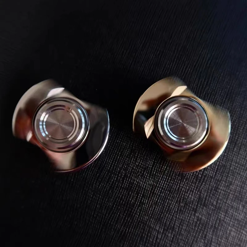 Mini Stainless Steel Fidget Spinner EDC Metal Hand Spinner Fidget Toys ADHD Tool Stress Relief Toys for Adult Office Desk Toys