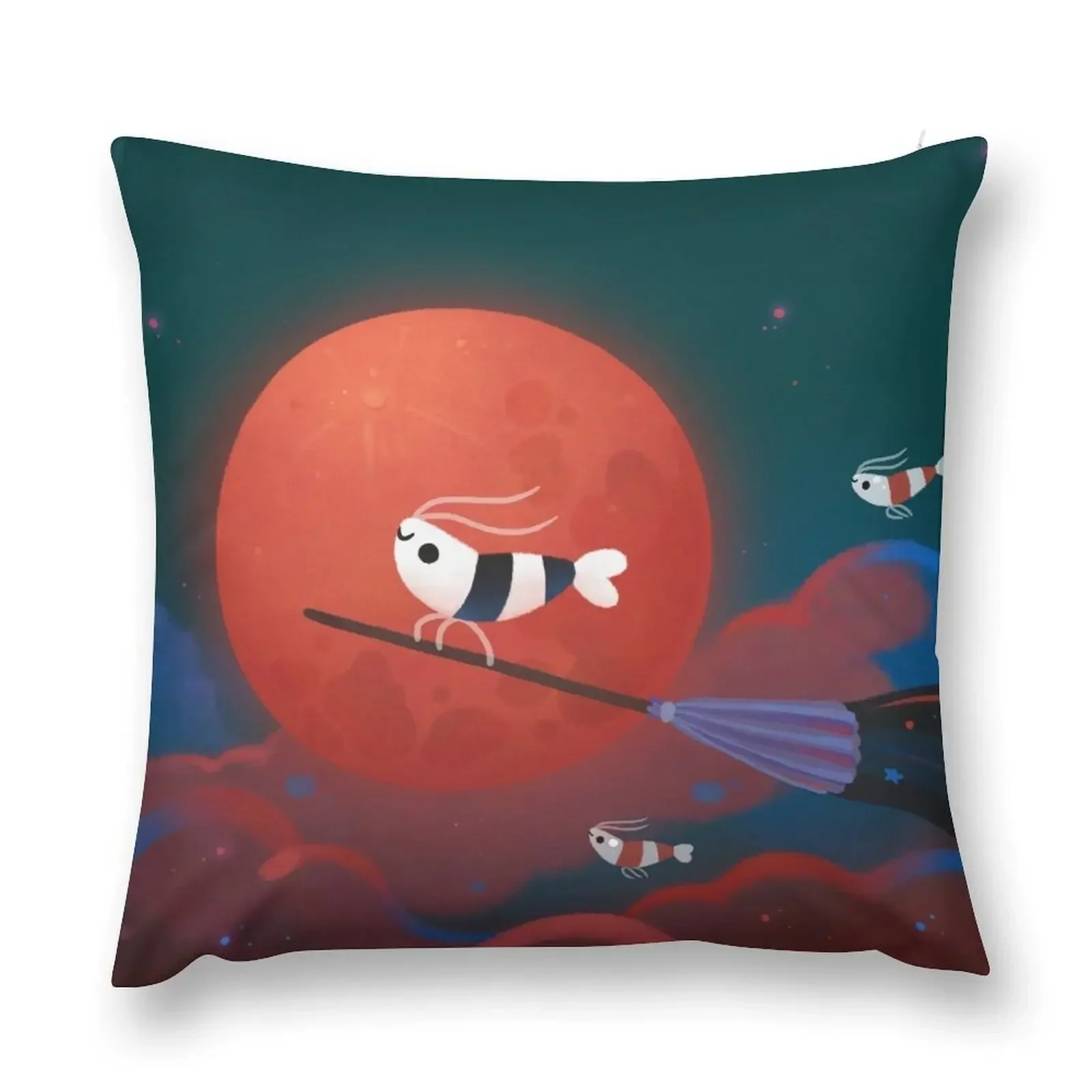 Moonlit night Throw Pillow Cusions Cover anime girl Pillowcase christmas decorations 2025 pillow