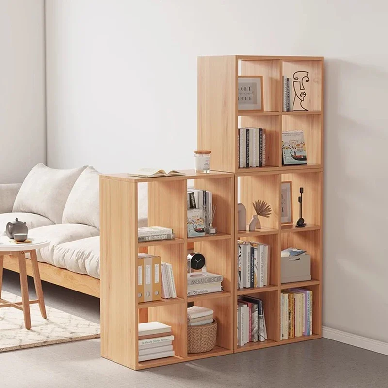 Organizers Plant Storage Bookcase Display Corner Wood Mobile Cube Book Shelf Filing Minimalist Office Etagere Furniture XY50BC