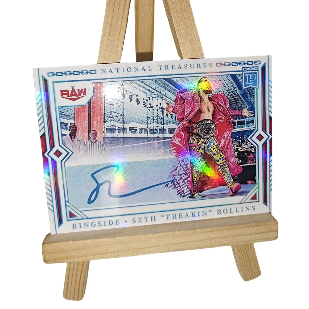 Panini 2024 WWE 국보 수집용 카드 Steve Austin John Cena The Undertaker Roman Reigns Rhea Ripley 컬러 플래시