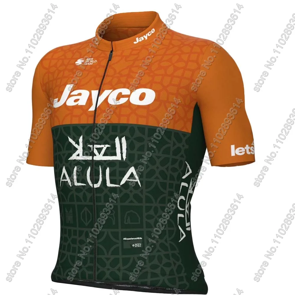 Nederland Jayco Alula Wielertrui 2024 Team Set Zomer Tdf Kleding Racefiets Shirts Pak Fiets Fietsbroek Mtb Maillot